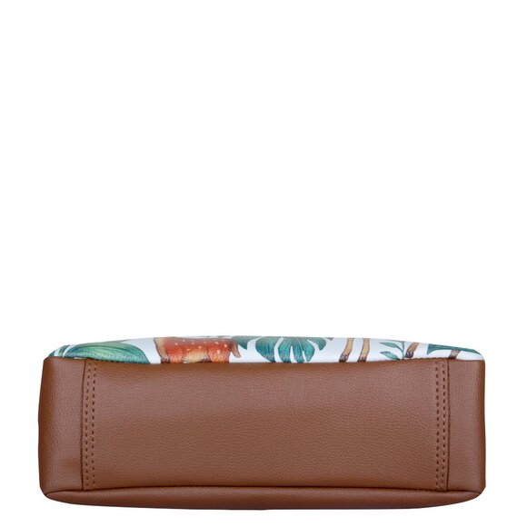 Printed Leather Shoulder Tote Bag for Women – Top Handle Handbag Purse Work - Picture 7 of 9